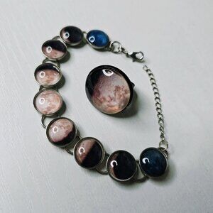 Moon Phases Jewelry Set